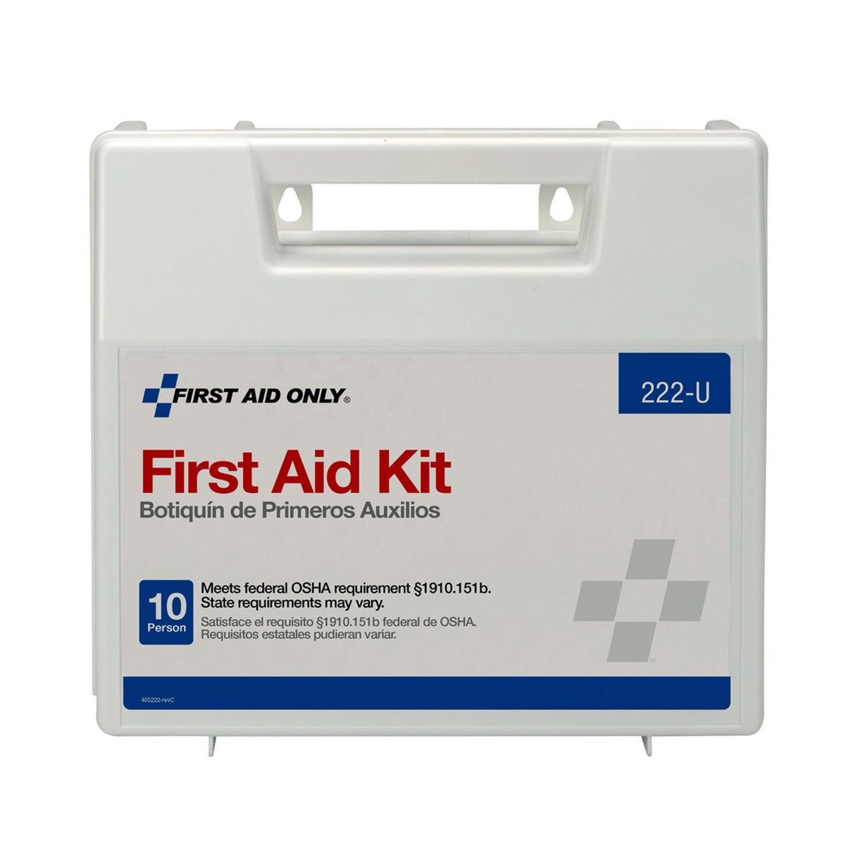 First Aid Kit First Aid Only® 10 Person Plastic Case - BeHope