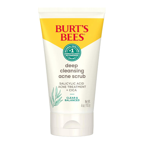 Acne Treatment Scrub Burt's Bees® Natural Deep Cleansing Solution - BeHope