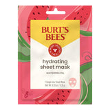 Facial Moisturizer Burt's Bees® Hydrating Sheet Mask 0.33 oz. Individual Packet Watermelon Scent Mask - BeHope