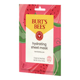 Facial Moisturizer Burt's Bees® Hydrating Sheet Mask 0.33 oz. Individual Packet Watermelon Scent Mask - BeHope