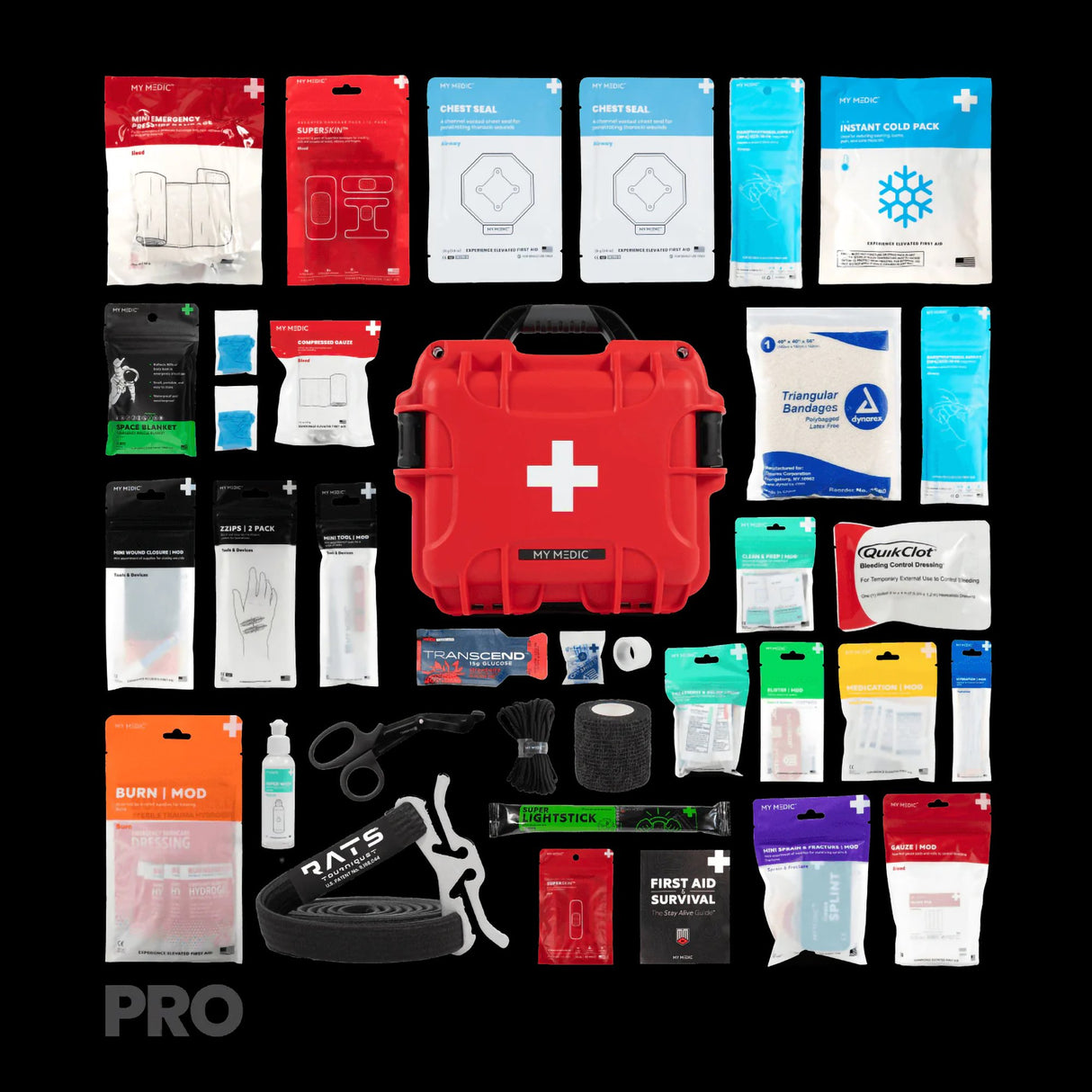 First Aid Kit My Medic™ MYFAK PRO Waterproof Hard Case - BeHope