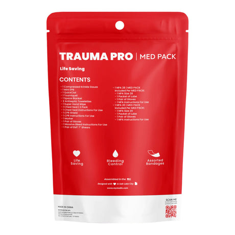 First Aid Medical Pack My Medic™ MED PACKS Trauma Pro Pouch - BeHope