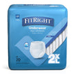 Absorbent Underwear FitRight® Bariatric Pull On with Tear Away Seams Adult 2X-Large Unisex Disposable Heavy Absorbency - BeHope