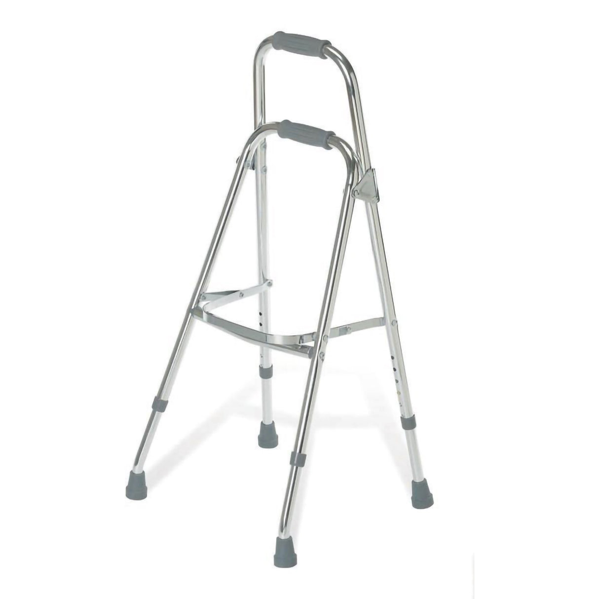 Side Step Folding Walker Aluminum Frame 250 lbs. Weight Capacity 32 to 36 Inch Height - BeHope