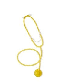 Disposable Stethoscope Medline® Yellow 1-Tube Single Sided Chestpiece - BeHope