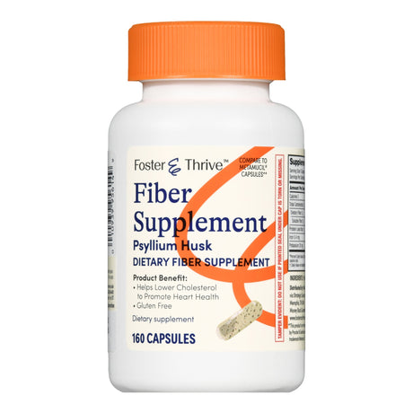 Psyllium Husk Fiber Laxative Capsules Foster & Thrive™ - BeHope