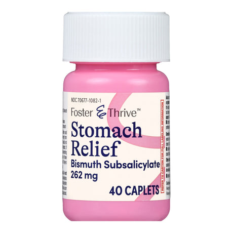 Foster & Thrive™ Stomach Relief Bismuth Subsalicylate Caplets - BeHope
