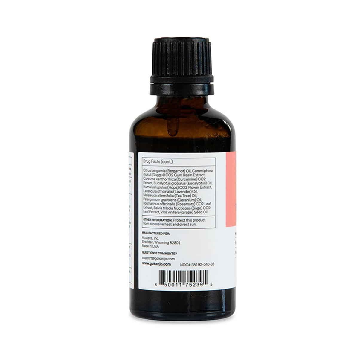 Topical Pain Relief Kanjo 0.15% Strength Capsaicin Topical Oil 1.65 oz. - BeHope