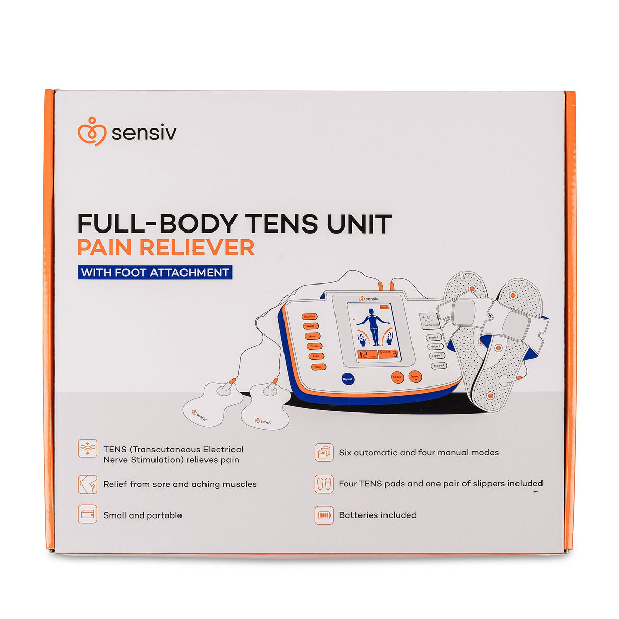 TENS Unit with Foot Attachment Sensiv Full-Body - BeHope