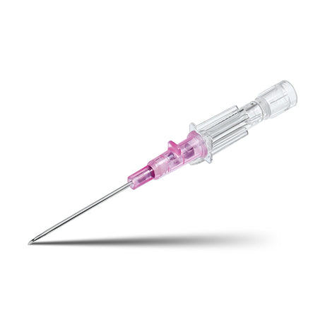 Peripheral IV Catheter Introcan Safety®2 20 Gauge 1 Inch Polyurethane Straight Hub Blood Control Passive Safety - BeHope