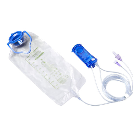 Enteral Feeding Pump Spike Set with Flush Bag Kangaroo OMNI™ ENPlus 1000 mL NonSterile - BeHope