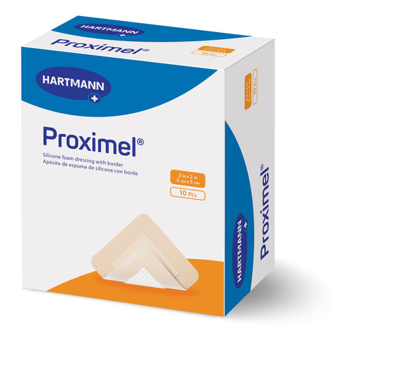 Foam Dressing Proximelâ® Basic 9 X 9 Inch With Border Waterproof Film Backing Acrylic Adhesive Sacral Sterile - Behope
