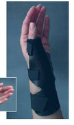 Thumb Splint One Size Fits Most Hook and Loop Closure Black - BeHope
