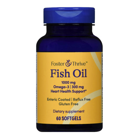 Omega 3 Supplement Foster & Thrive™ Enteric Coated Fish Oil Softgels - BeHope