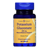 Dietary Supplement Foster & Thrive™ Potassium Gluconate 595 mg Strength Tablet 100 per Bottle - BeHope
