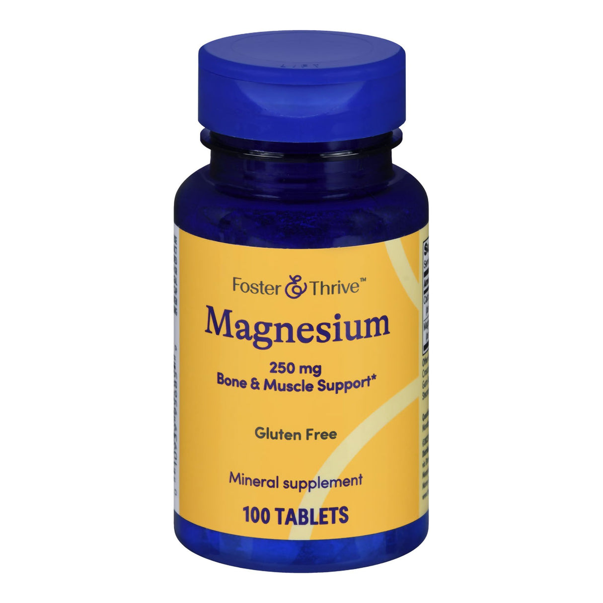 Dietary Supplement Foster & Thrive™ Magnesium 250 mg Strength Tablet 100 per Bottle - BeHope