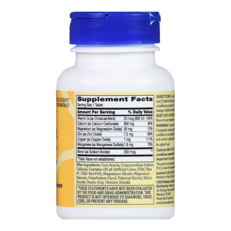Foster & Thrive™ Calcium Vitamin D3 Supplement for Bone Health - BeHope