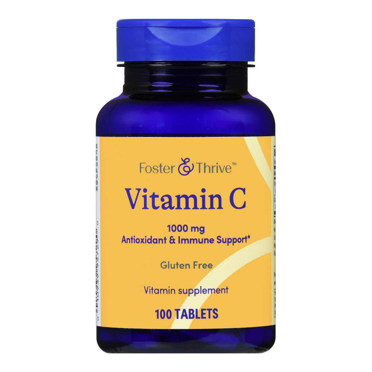 Vitamin C Supplement Foster & Thrive™ Ascorbic Acid 1,000 mg Strength Tablet 100 per Bottle - BeHope