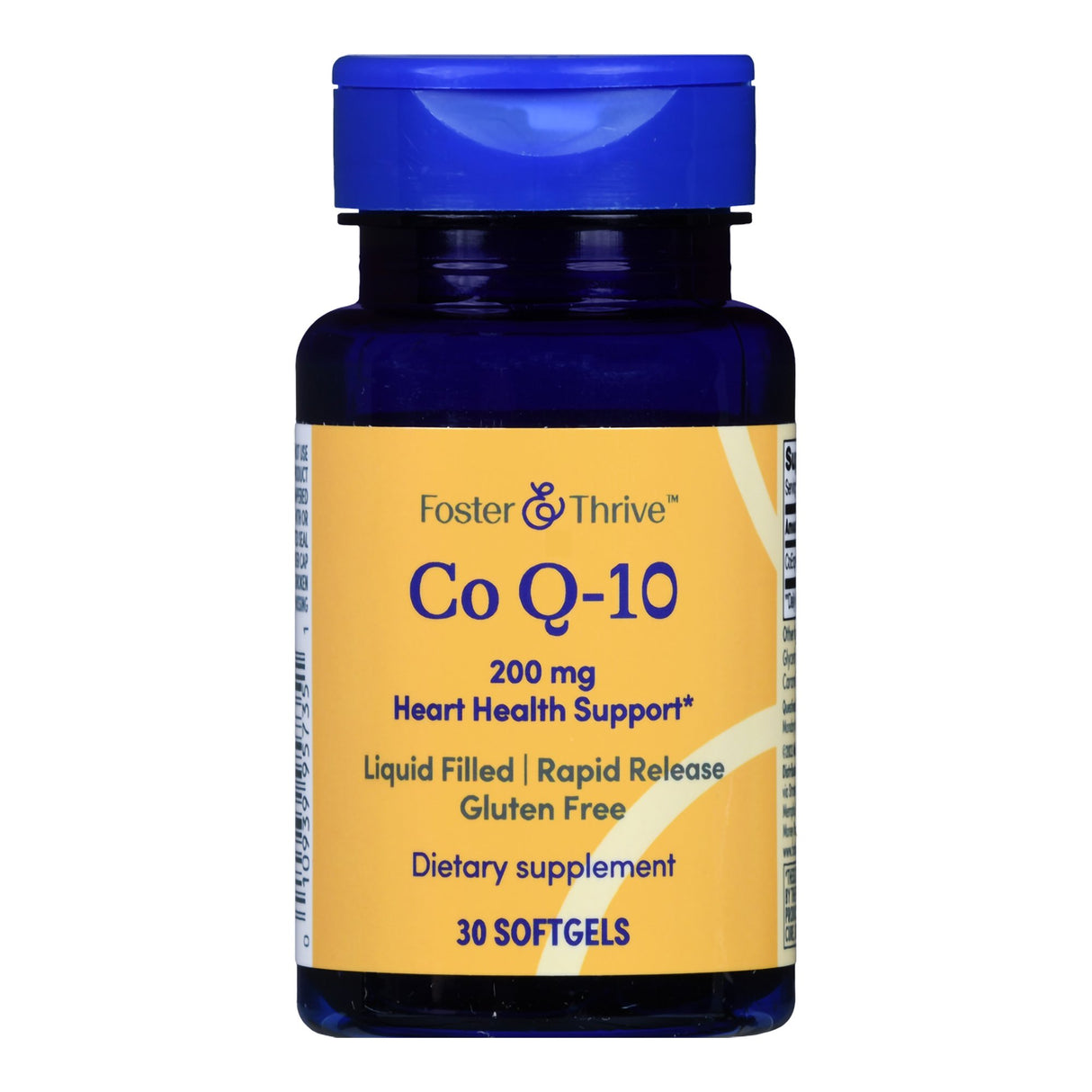 Vitamin Supplement Foster & Thrive™ Coenzyme Q-10 200 mg Strength Softgel 30 per Bottle - BeHope