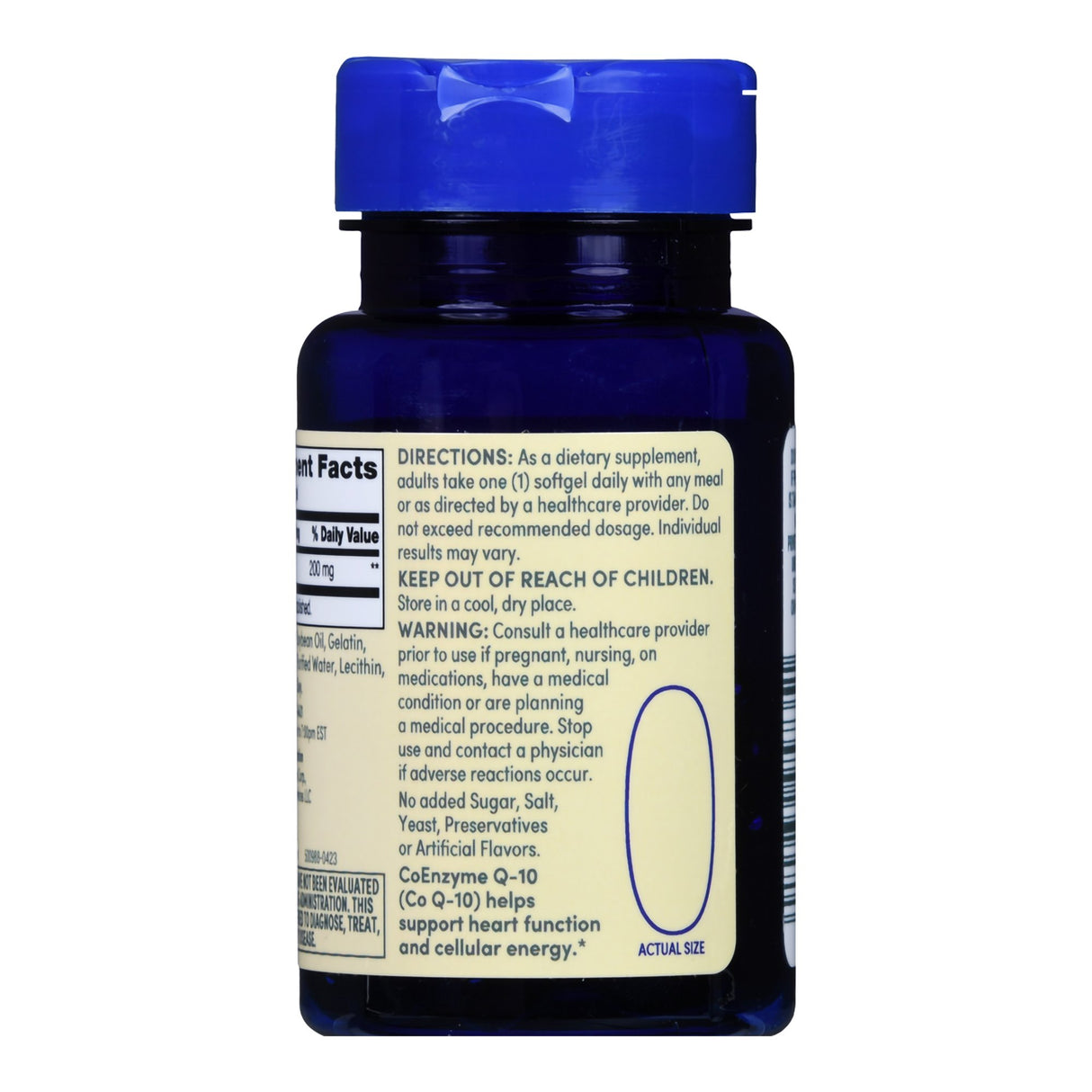 Vitamin Supplement Foster & Thrive™ Coenzyme Q-10 200 mg Strength Softgel 30 per Bottle - BeHope