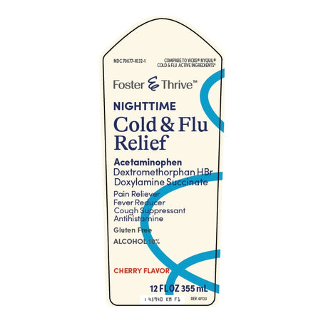 Cold and Cough Relief Foster & Thrive™ 650 mg - 30 mg - 12.5 mg / 30 mL Strength Liquid 12 oz. - BeHope