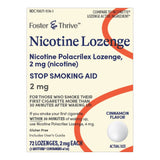 Stop Smoking Aid Foster & Thrive™ 2 mg Strength Lozenge - BeHope