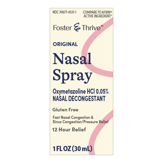 Sinus Relief Nasal Spray Foster & Thrive™ for Congestion and Pressure - BeHope