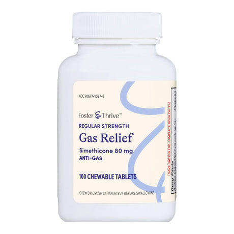 Gas Relief Foster & Thrive™ Simethicone Chewable Tablets - BeHope