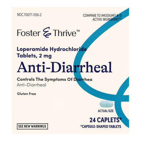 Anti-diarrheal Caplets Foster & Thrive™ for Diarrhea Symptom Relief - BeHope