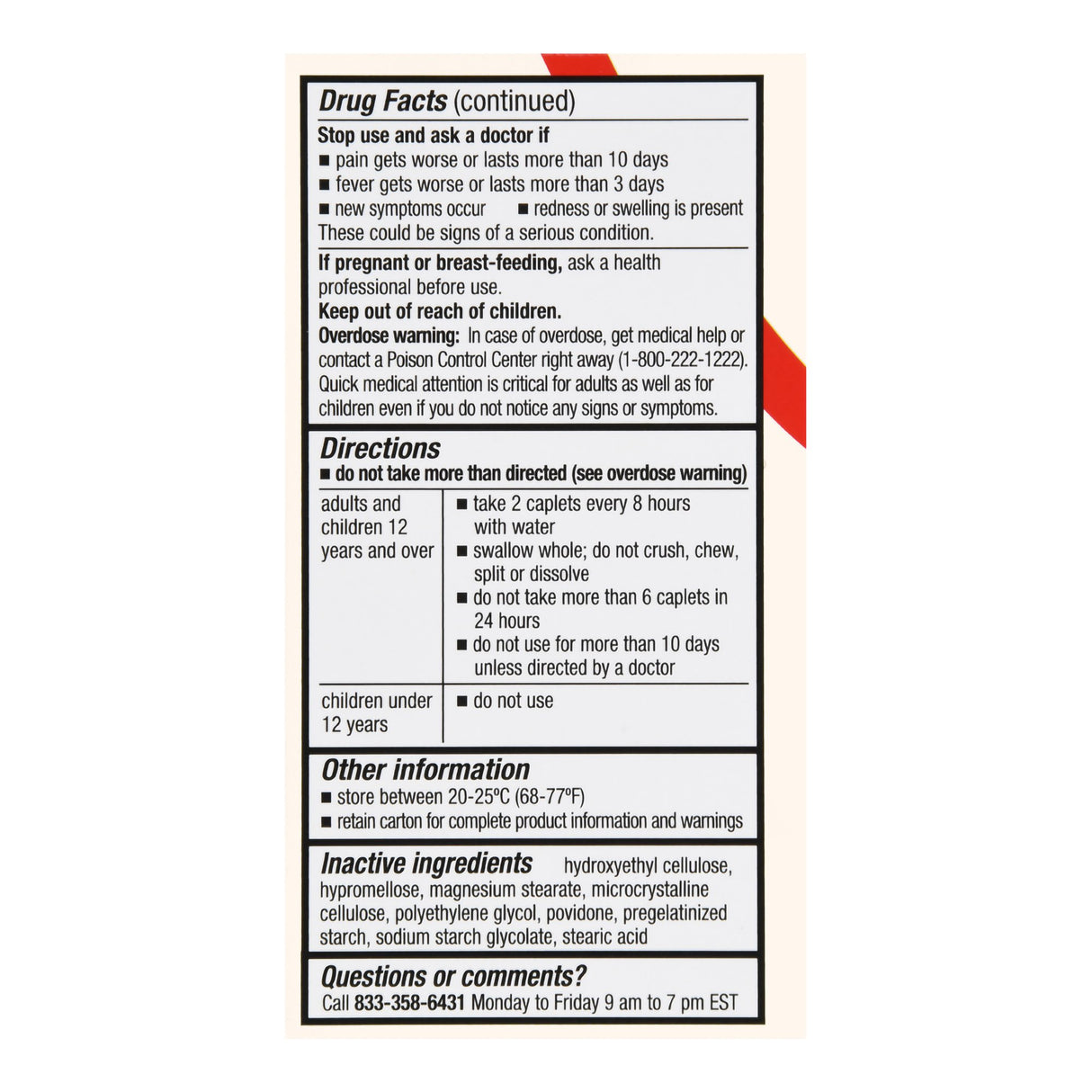 Pain Relief Foster & Thrive™ 650 mg Strength Acetaminophen Capsule 100 Per Bottle - BeHope