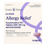 Allergy Relief Foster & Thrive™ Fexofenadine Antihistamine Tablets - BeHope