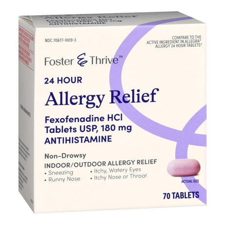 Allergy Relief Foster & Thrive™ Fexofenadine Antihistamine Tablets - BeHope