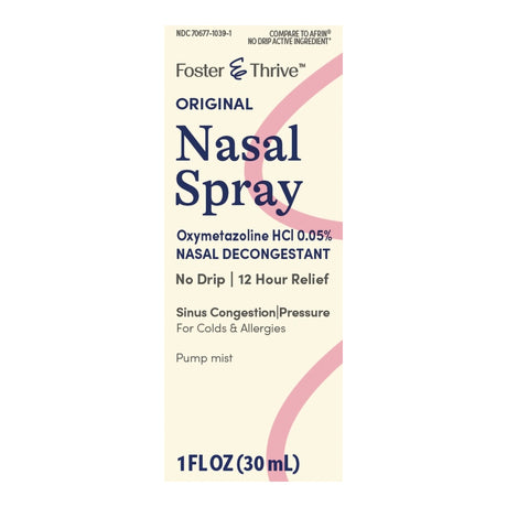 Sinus Relief Foster & Thrive™ 0.05% Strength Nasal Spray 1 oz. - BeHope