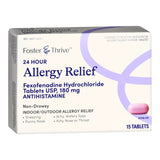 Allergy Relief Foster & Thrive™ Fexofenadine Antihistamine Tablets - BeHope