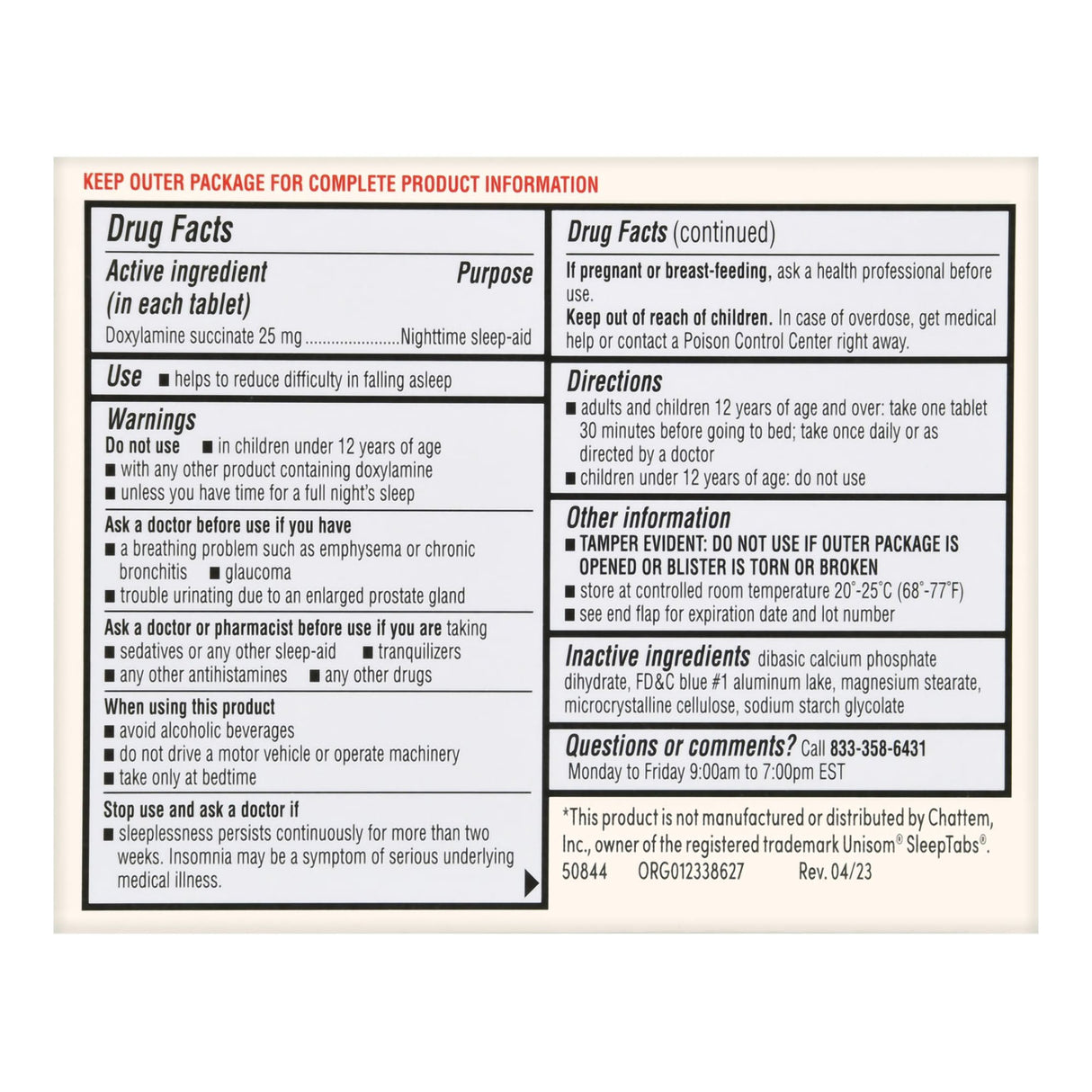 Sleep Aid Foster & Thrive™ Night Time Caplets for Falling Asleep - BeHope