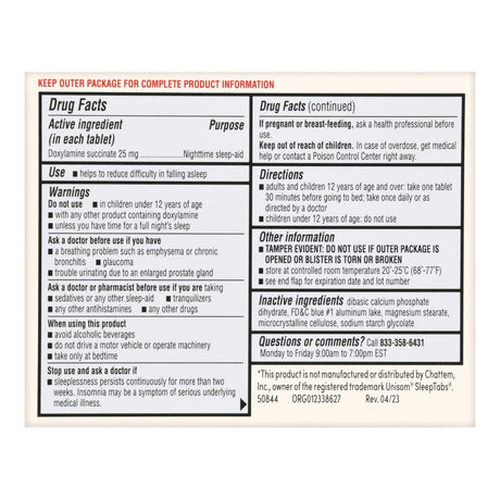 Sleep Aid Foster & Thrive™ Night Time Caplets for Falling Asleep - BeHope