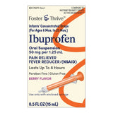 Infants' Pain Relief Foster & Thrive™ 50 mg / 1.25 mL Strength Ibuprofen Oral Suspension 0.5 oz. - BeHope