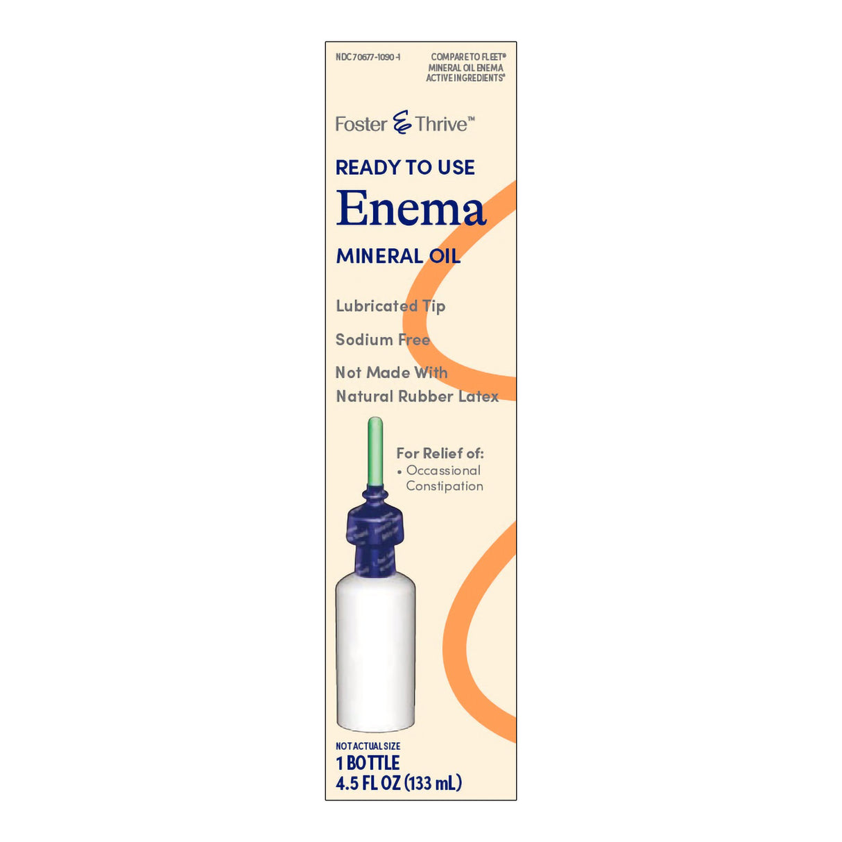 Enema Foster & Thrive® Ready-to-Use Mineral Oil for Constipation Relief - BeHope