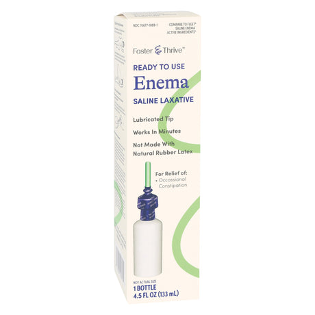 Enema Foster & Thrive™ 4.5 oz. 19 Gram - 7 Gram Strength Monobasic Sodium Phosphate / Dibasic Sodium Phosphate - BeHope
