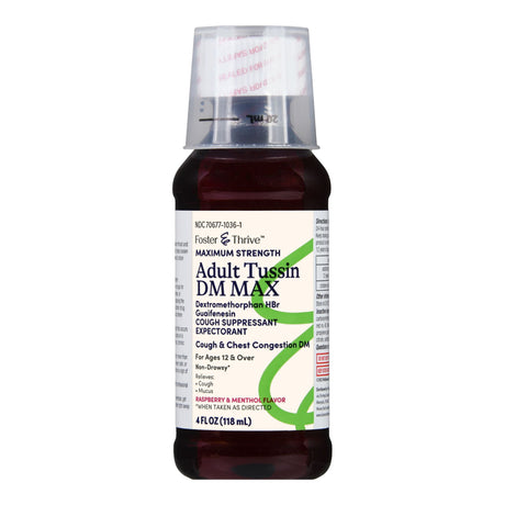 Cold and Cough Relief Foster & Thrive™ 20 mg; 400 mg / 20 mL Strength Liquid 4 oz. - BeHope