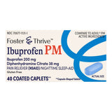 Nightime Pain / Allergy Relief Foster & Thrive™ 200 mg - 38 mg Strength Ibuprofen / Diphenhydramine Capsule 40 per Bottle - BeHope
