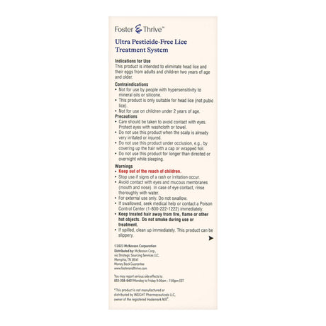 Lice Treatment Shampoo Foster & Thrive® Pesticide-Free Formula - BeHope
