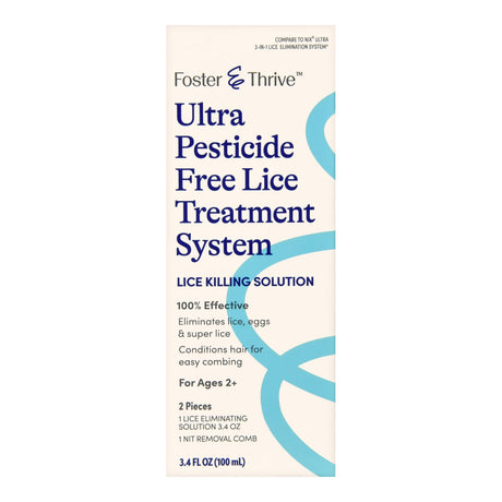Lice Treatment Shampoo Foster & Thrive® Pesticide-Free Formula - BeHope
