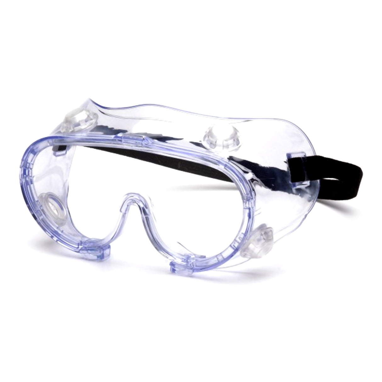 Protective Goggles Pyramex® Fit Over Uncoated Clear Tint Polycarbonate Lens Clear Frame Elastic Strap One Size Fits Most - BeHope