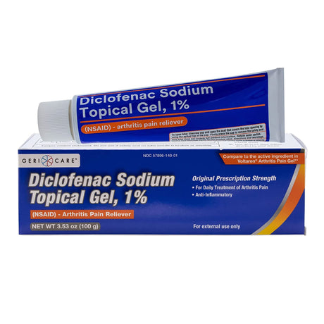 Topical Pain Relief Geri-Care® 1% Strength Diclofenac Sodium Topical Gel 100 Gram - BeHope
