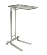Mayo Instrument Stand Marketlab Foot Operated Double Post U-Shaped Base Medium Tray - BeHope