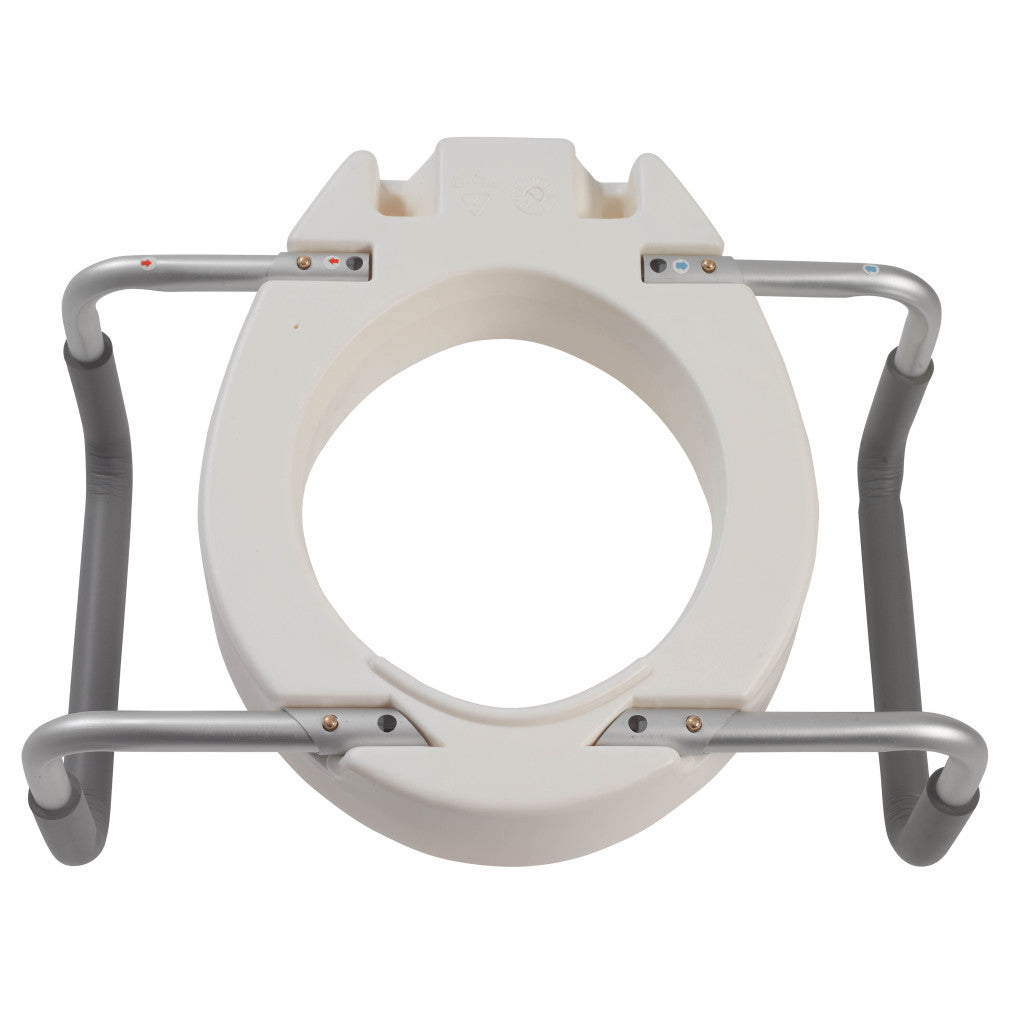Premium Raised Toilet Seat With Removable Arms - BeHope