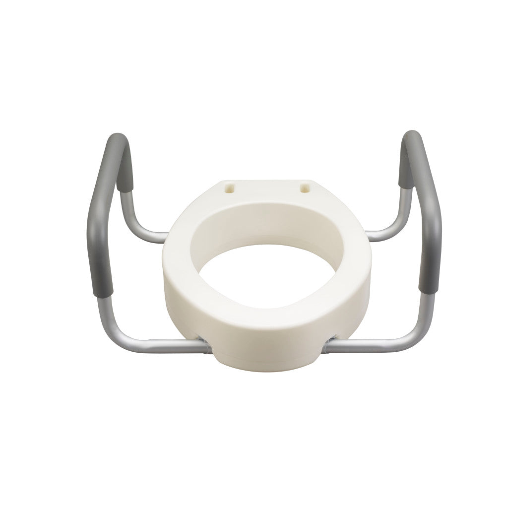 Premium Raised Toilet Seat With Removable Arms - BeHope