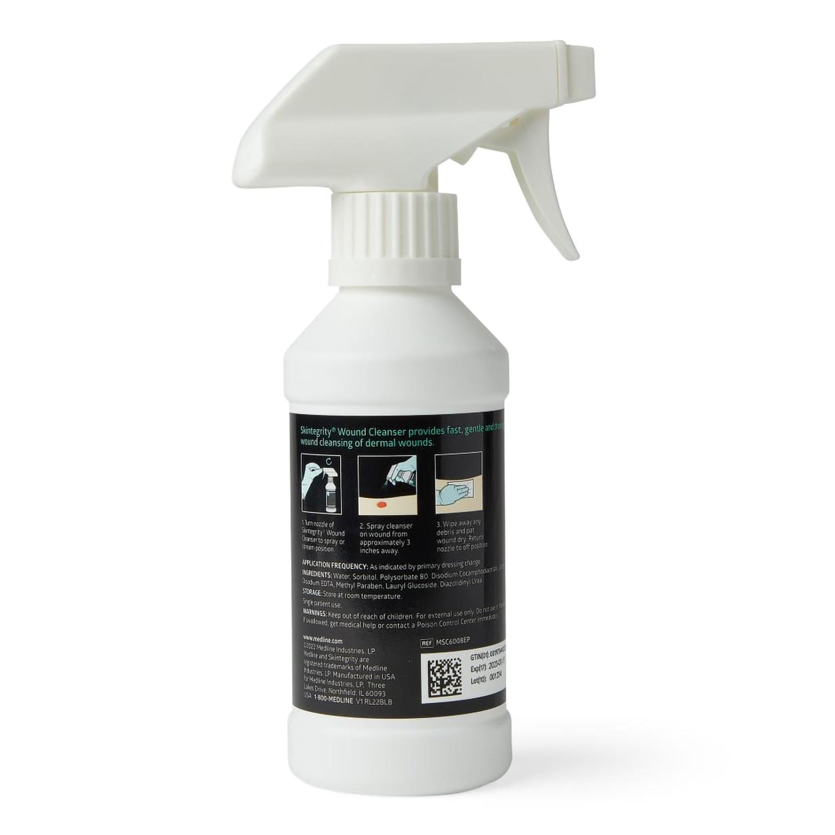 Wound Cleanser Skintegrityâ® 8 Oz. Pump Bottle Nonsterile