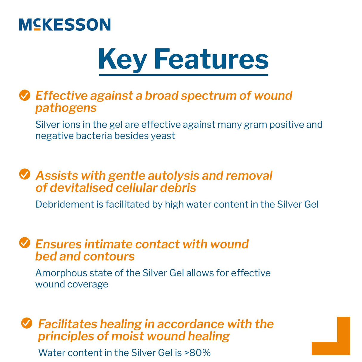 Silver Wound Gel McKesson NonSterile - BeHope